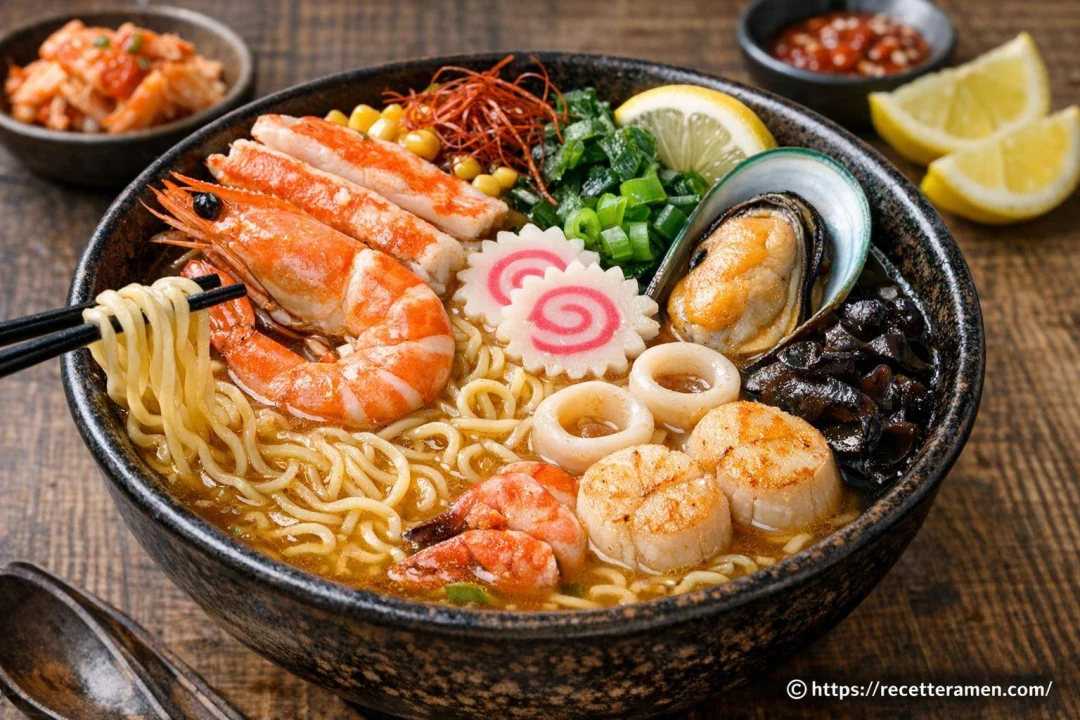 Ramen aux fruits de mer