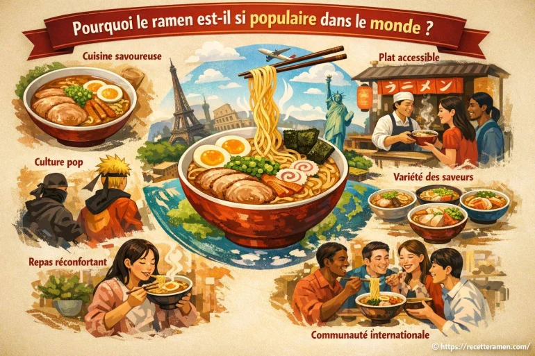 Pourquoi le ramen est-il si populaire dans le monde ?