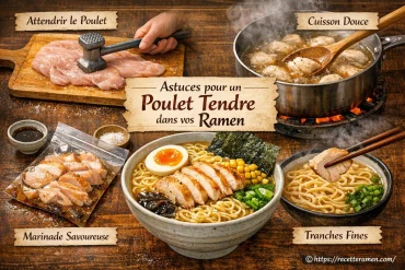 Astuces pour un poulet tendre dans vos ramen faciles à réaliser