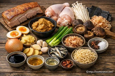 Les ingrédients clés pour réussir un bouillon de ramen savoureux