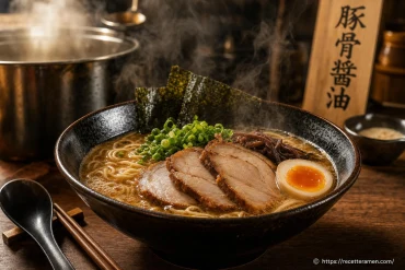Ramen au porc tendre et bouillon longuement infusé pour un goût authentique