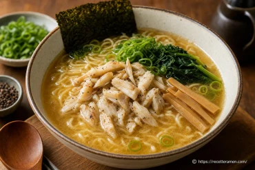 Ramen au poisson blanc émietté : comment réussir un bouillon aromatique