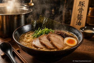 Ramen au porc tendre et bouillon longuement infusé pour un goût authentique