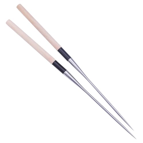 Toyvian Baguettes de Cuisine Japonaises Acier Inoxydable Poi