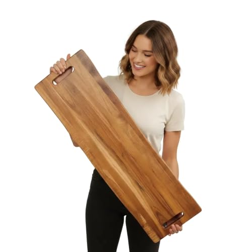 Planche Apéro XXL 91,5 cm Bois dAcacia - Charcuterie & Plate