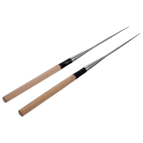 Acier Inoxydable Baguettes Japonaises, 1 Paire, Pointe Fine