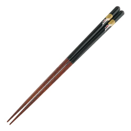 Baguettes japonaises bois laqué 23,5cm