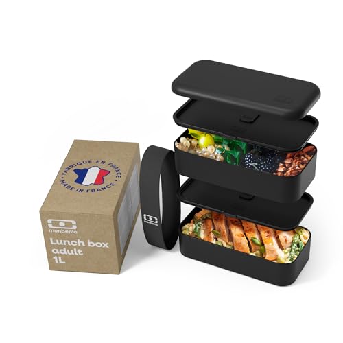 monbento - Bento box MB Original Onyx - Boîte Repas à Compar