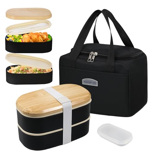Resszo Bento Lunch Box 1500ML Double Couche, Boîte Repas Ant