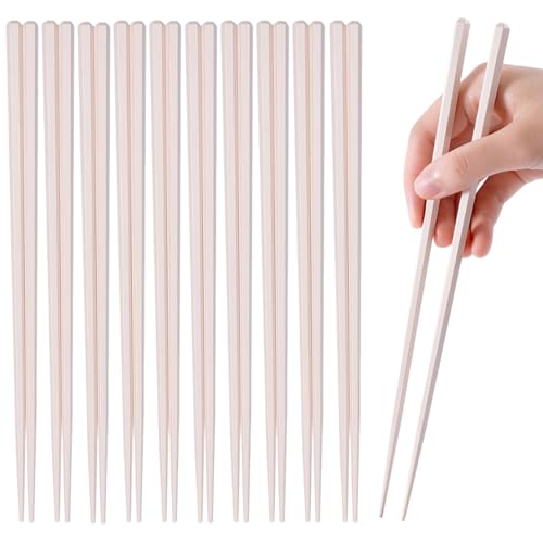 Lot de 10 paires de baguettes japonaises coréennes en fibre 