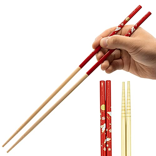 Tanaka Hashi Baguettes de cuisine japonaises longues - Fabri