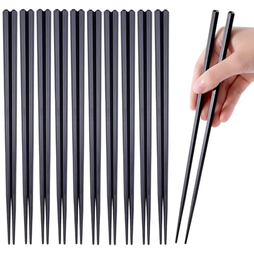 Lot de 10 paires de baguettes japonaises coréennes en fibre 