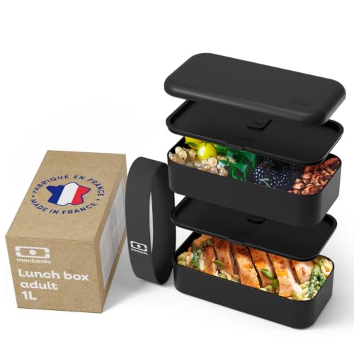 monbento - Bento box MB Original Onyx - Boîte Repas à Compar
