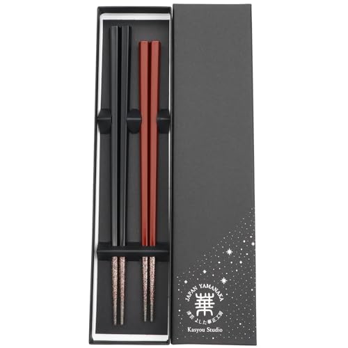 Kasyou Studio Lot de 2 paires de baguettes fabriquées au Jap