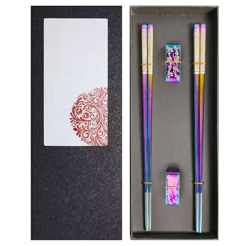 Baguette Chinoise,Guador 2 Paire Baguette Japonaise Acier In