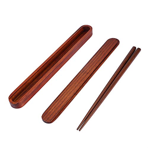 Baguettes en bois avec boîte délicate, japonaise coréenne, v