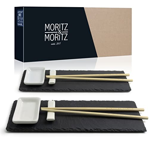 Moritz & Moritz 2 x Service Sushi - Sushi Plateau avec Bague