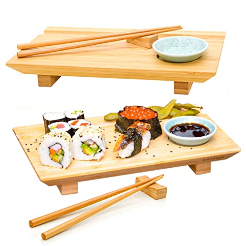 DuneDesign Ensemble de vaisselle à sushi pour 2 personnes - 